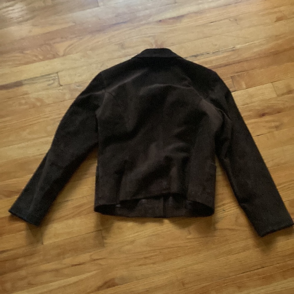 Ann Taylor Loft Brown Leather Jacket - Picture 6 of 7